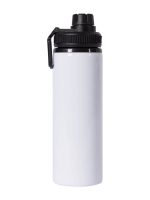 Garrafa de Alumínio Tampa Emborrachada - 750ml - Branca - Personalizada - Imagem 3
